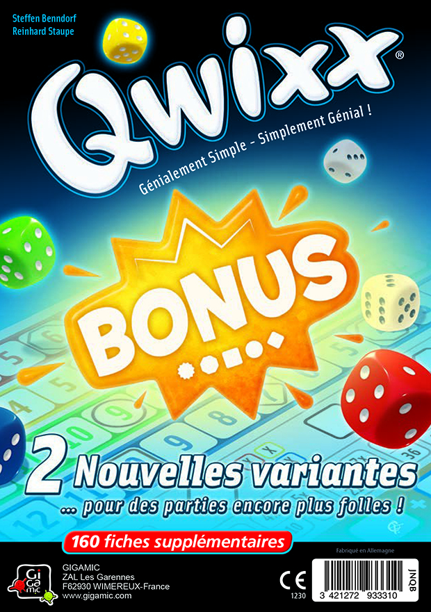 Qwixx – Bonus (Bloc 160 fiches)