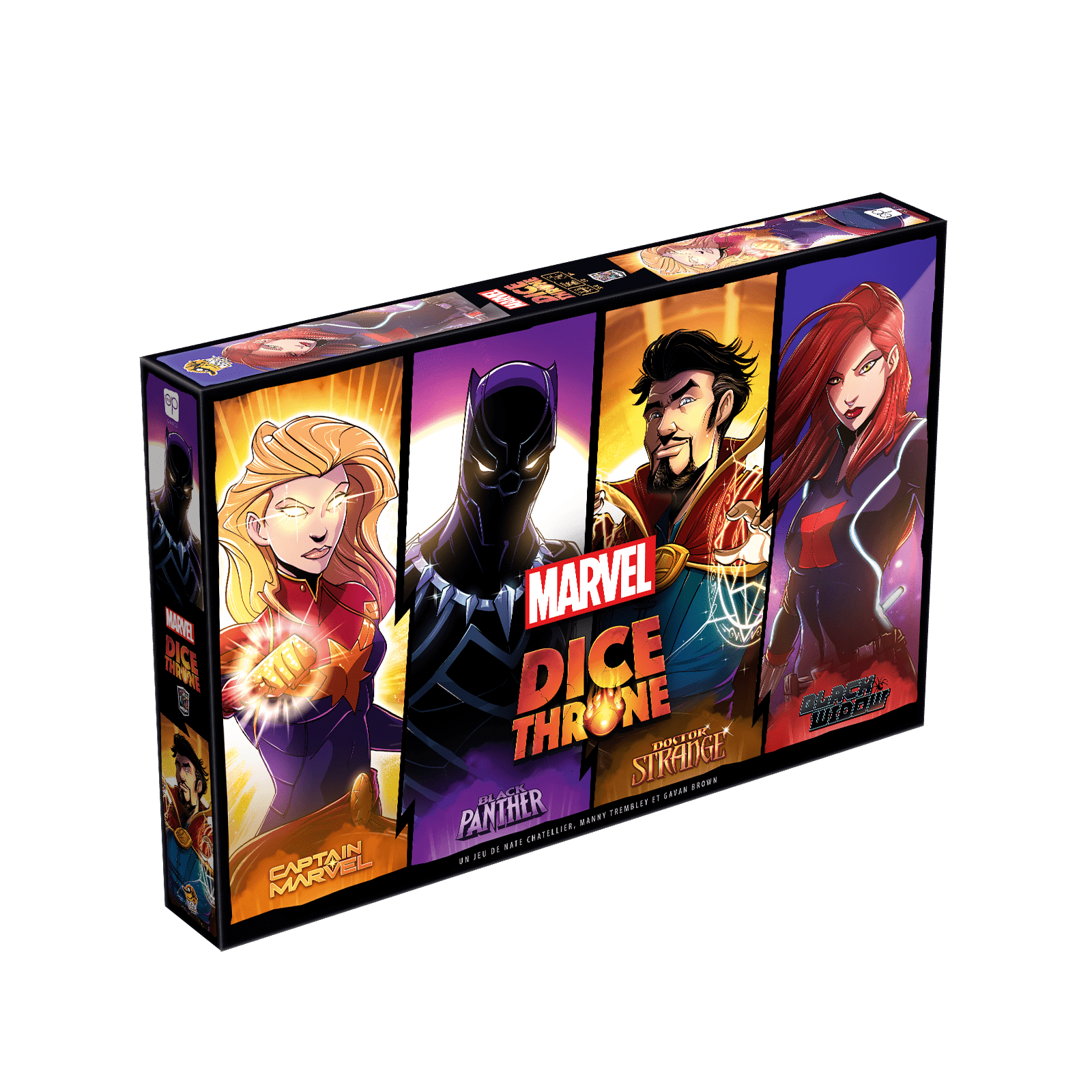Marvel Dice Throne – Black Widow vs Doctor Strange vs Captain Marvel vs Black Panther