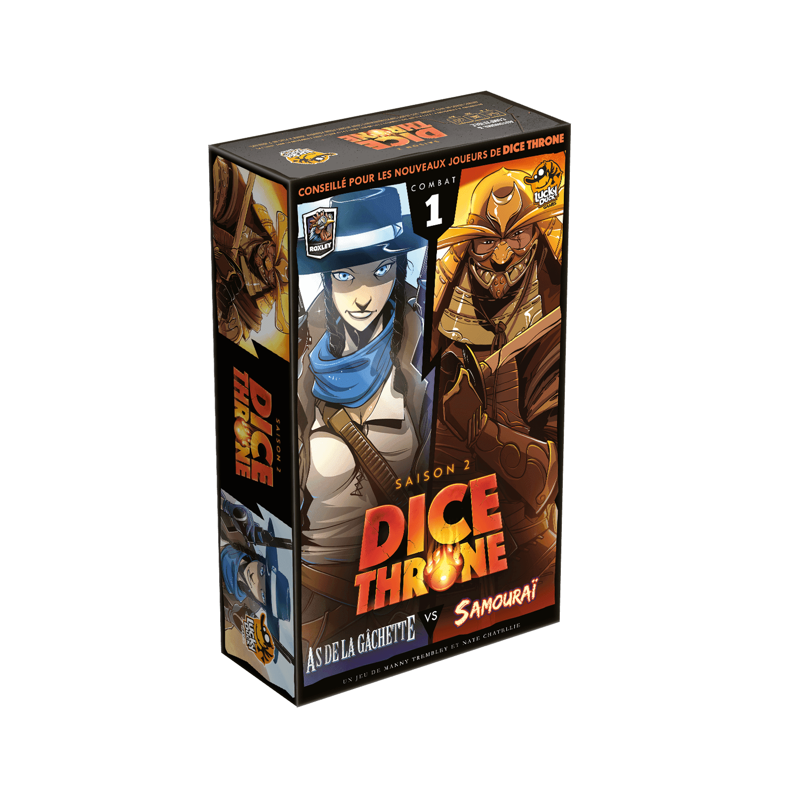 Dice Throne Sais.2 – As de la Gâchette vs. Samouraï