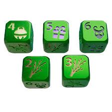 Dice Throne : Santa vs. Krampus – Dé en Métal Krampus – MLV