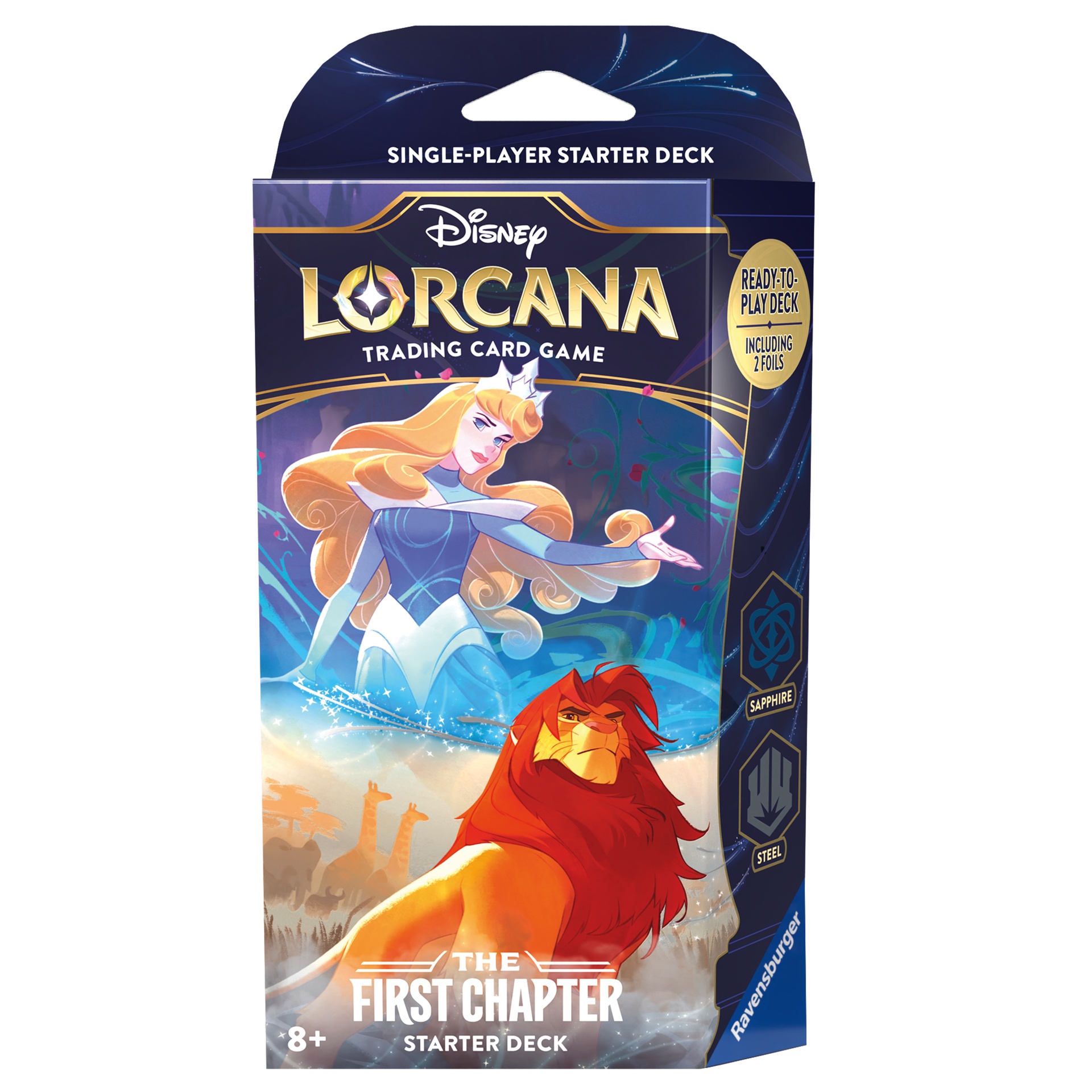 Disney Lorcana : Set 1 – The First Chapter – Starter Deck – Sapphire & Steel