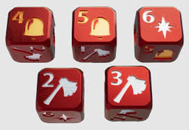 Dice Throne : Santa vs. Krampus – Dé en Métal Santa – MLV