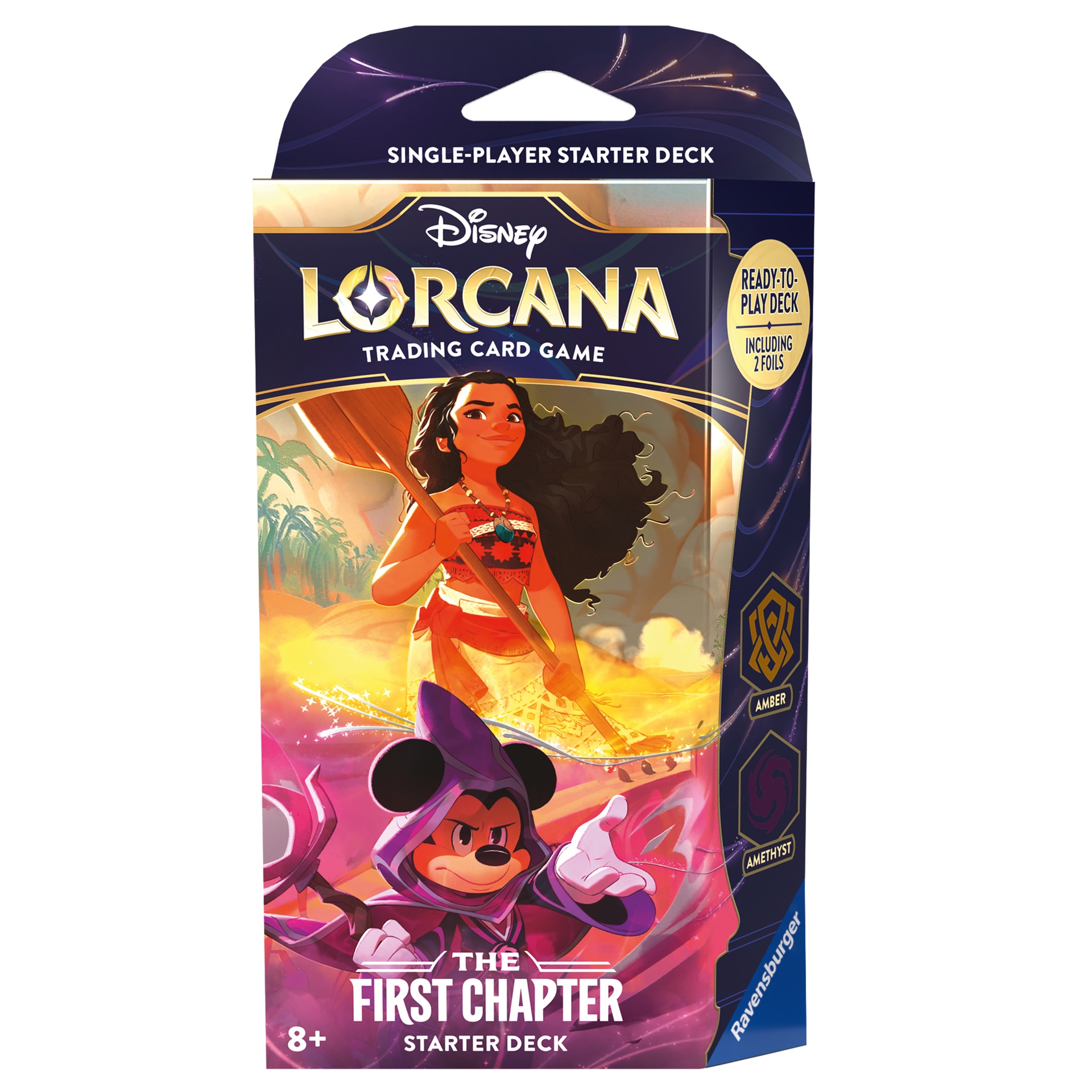 Disney Lorcana : Set 1 – The First Chapter – Starter Deck – Amber / Amethyst