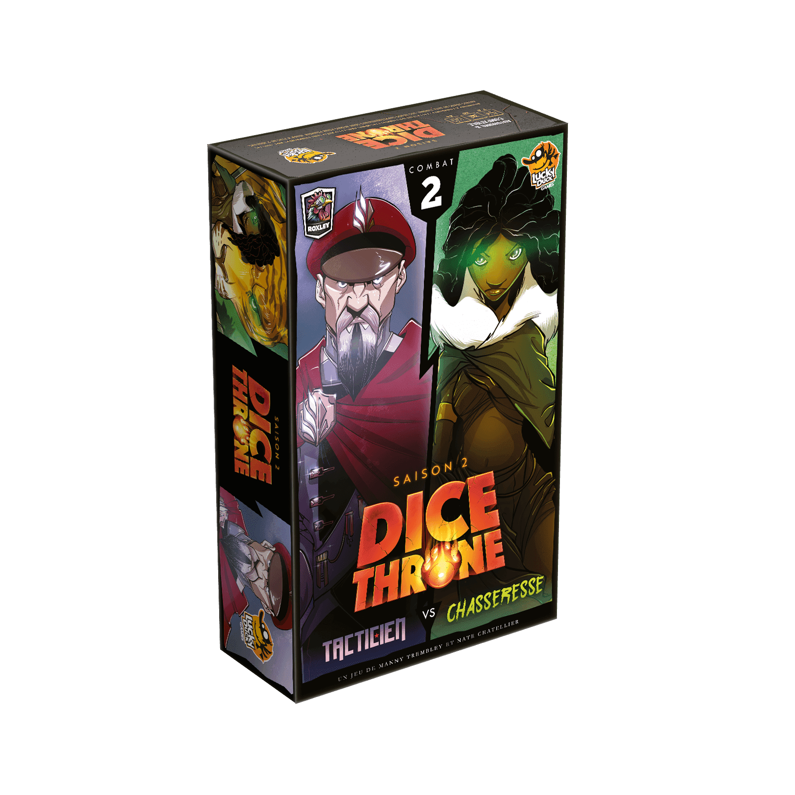 Dice Throne Sais.2 – Tacticien vs. Chasseresse