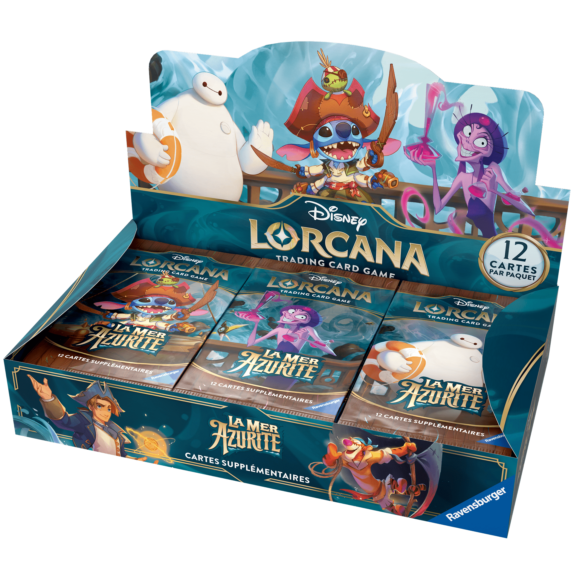 Disney Lorcana : Set 6 – La Mer d’Azurite – Booster Pack – Display (x24)