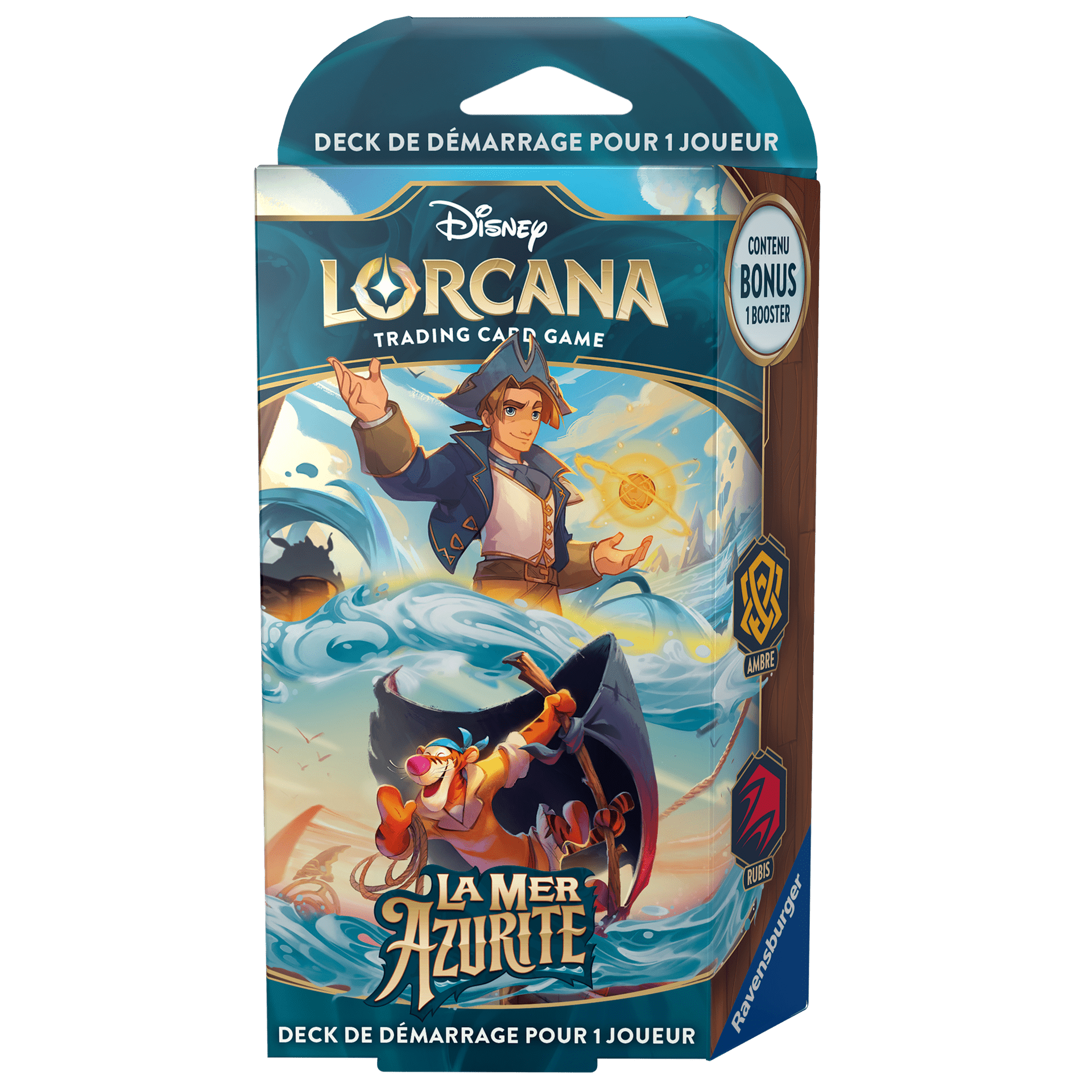 Disney Lorcana : Set 6 – La Mer d’Azurite – Starter Deck Ambre/Rubis