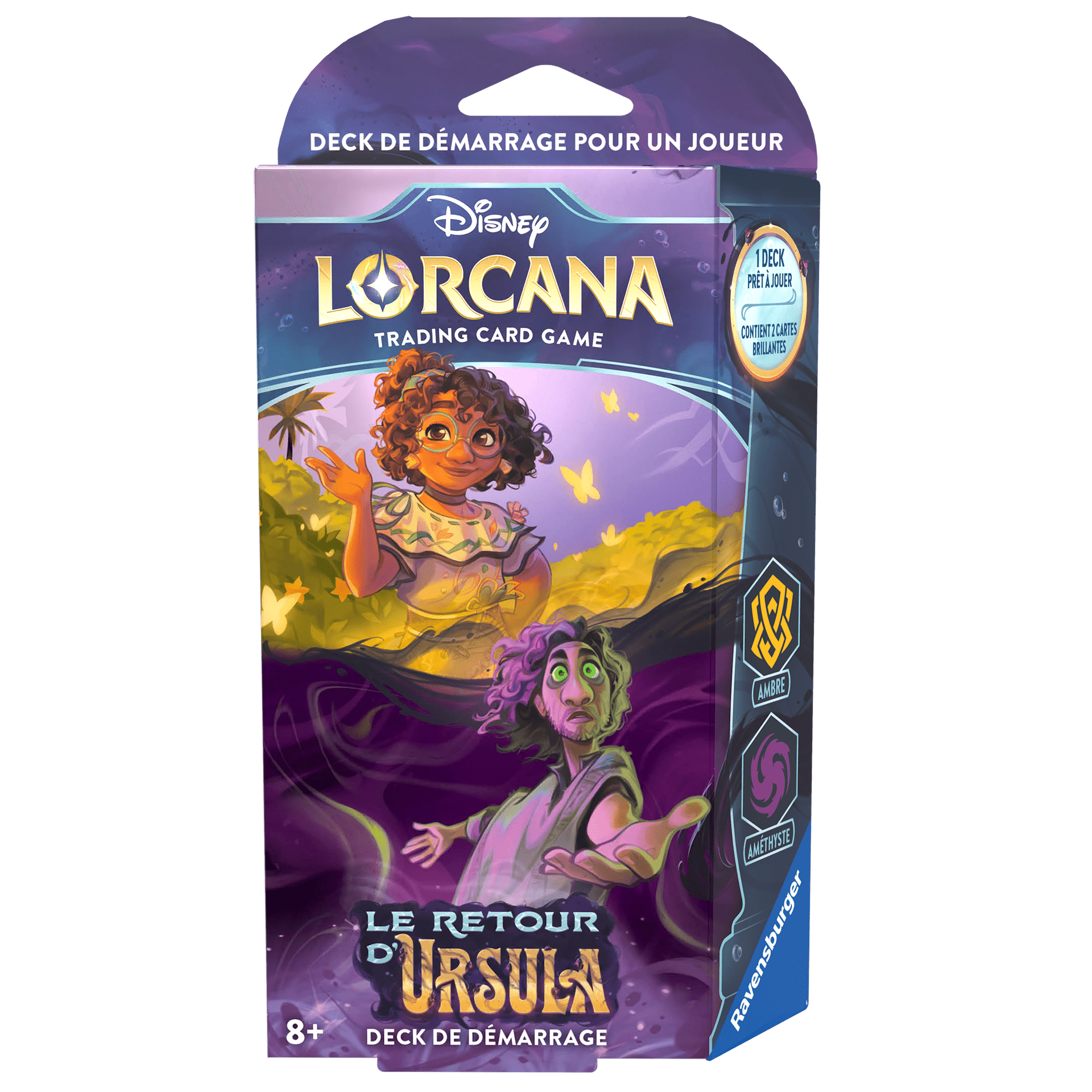 Disney Lorcana : Set 4 – Le Retour d’Ursula – Starter deck Ambre/Amethyste 