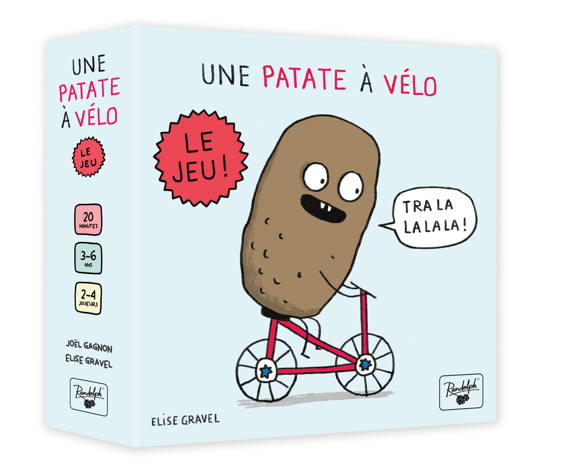 Une patate à vélo – Le jeu 