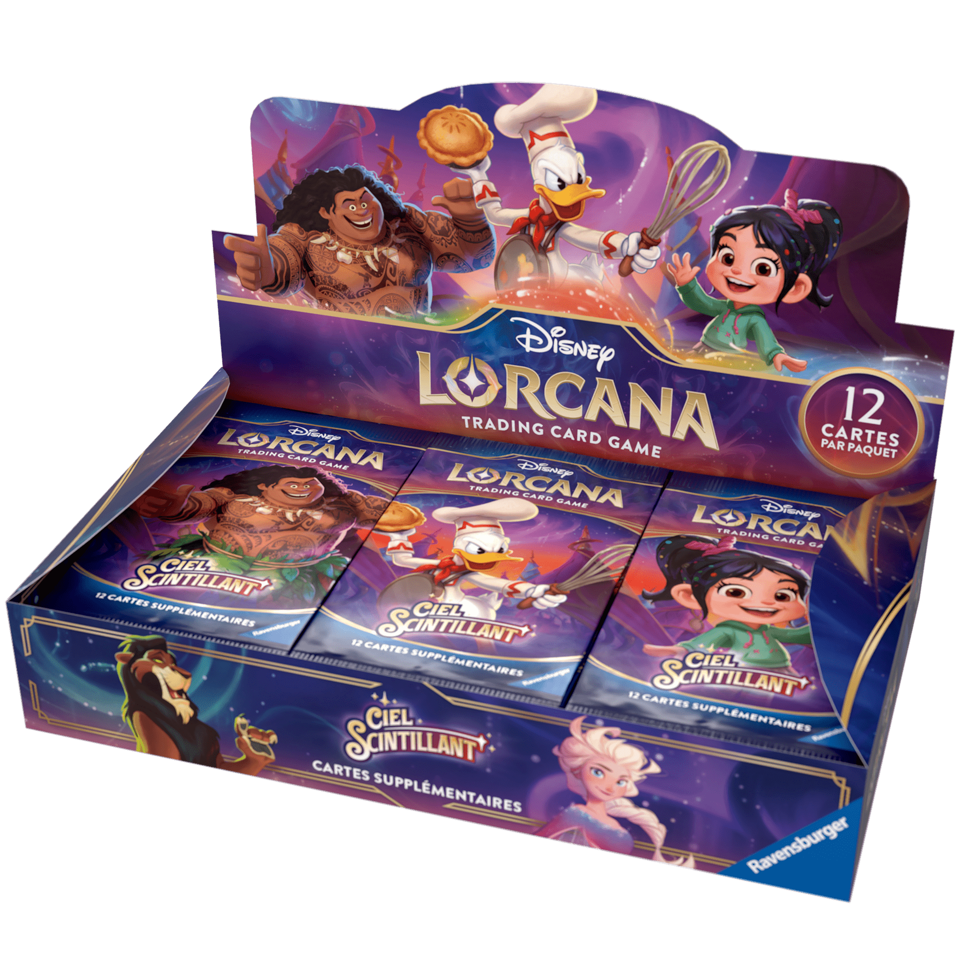 Disney Lorcana : Set 5 – Ciel Scintillant – Booster Pack – Display (x24) 