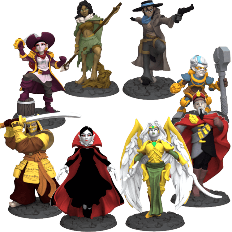 Dice Throne Sais.2 : Figurines Peintes – MLV