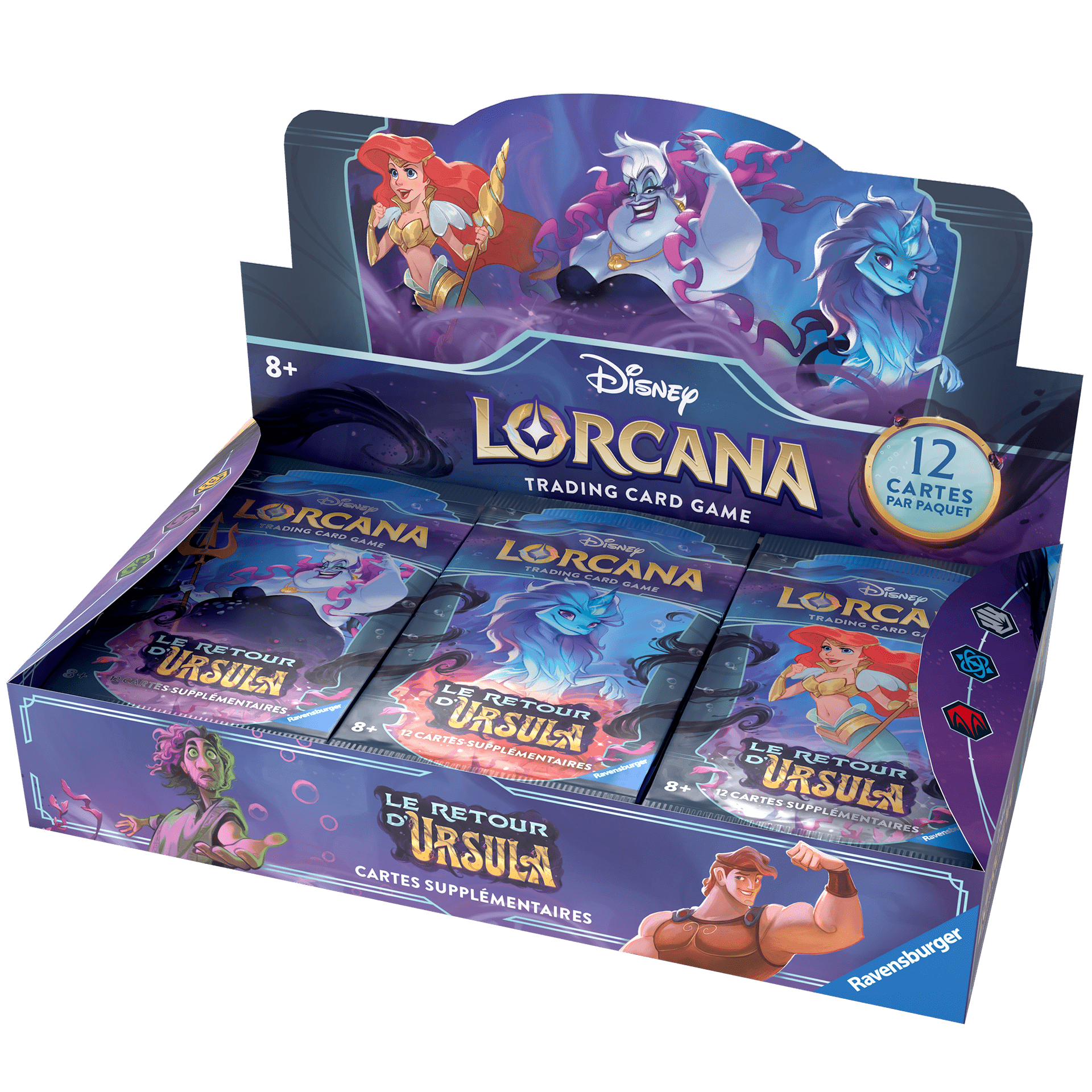 Disney Lorcana : Set 4 – Le Retour d’Ursula – Booster Pack – Display (x24) 