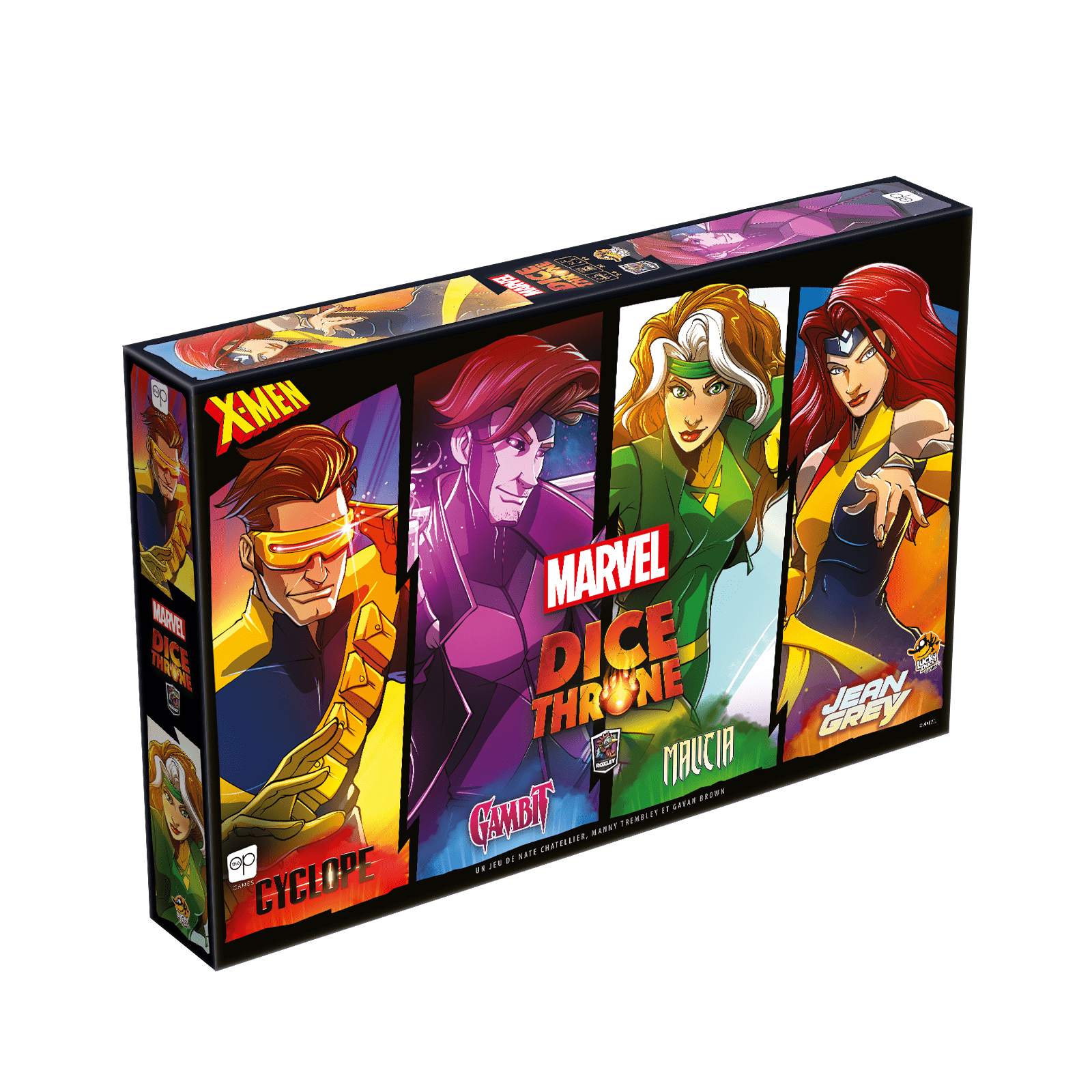 Marvel Dice Throne – X-Men : Cyclops vs. Gambit vs. Rogue vs. Jean Grey 
