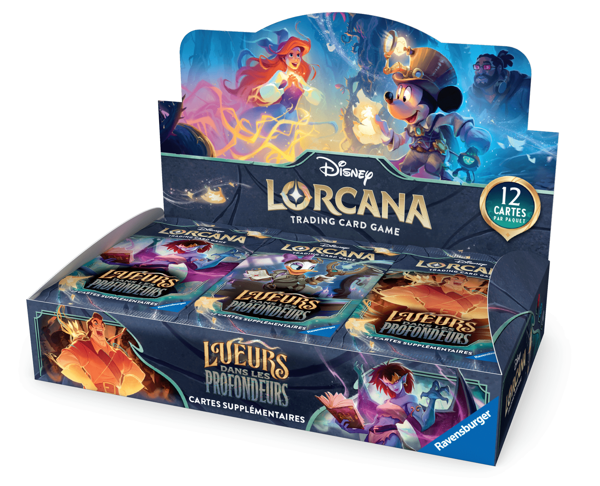Disney Lorcana : Set 10 – Lueurs dans les Profondeurs  – Booster Pack – Display (x24) 