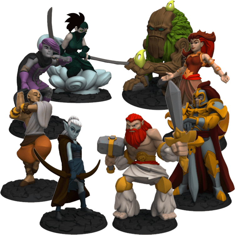 Dice Throne Sais.1 : Figurines Peintes – MLV