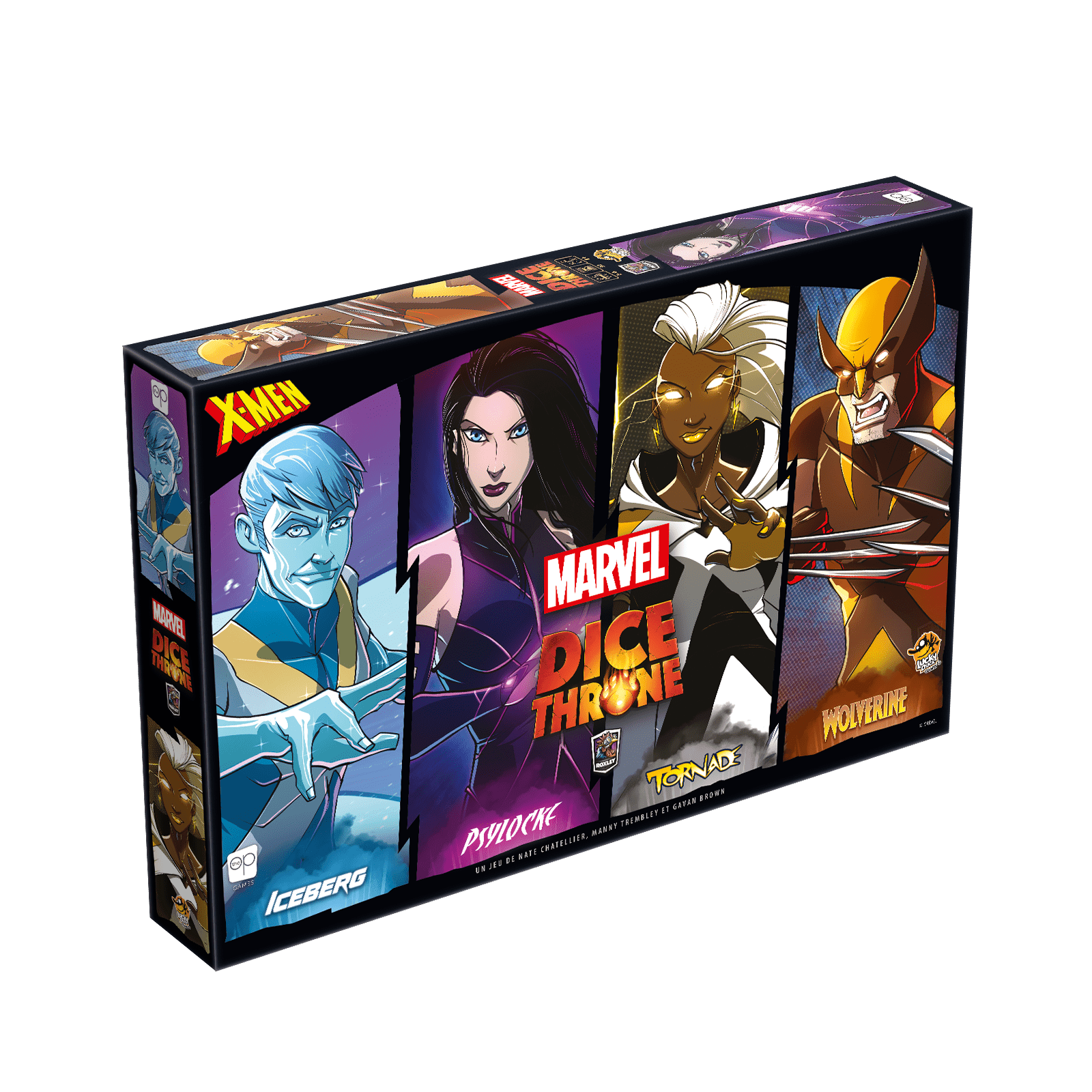 Marvel Dice Throne – X-Men : Ice Man vs. Psylocke vs. Storm vs. Wolverine 