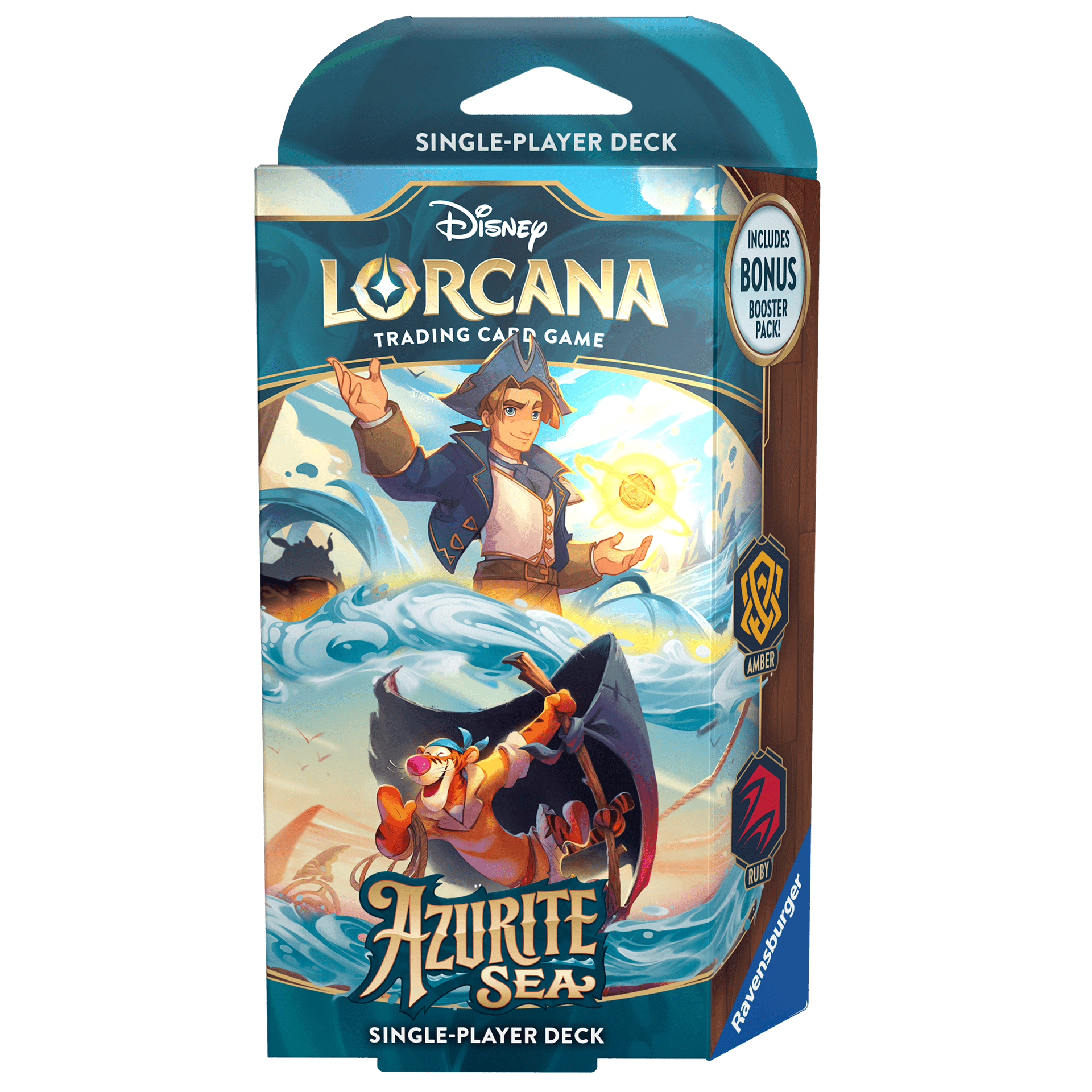 Disney Lorcana : Set 6 – Azurite Sea – Starter Deck Amber/Ruby 