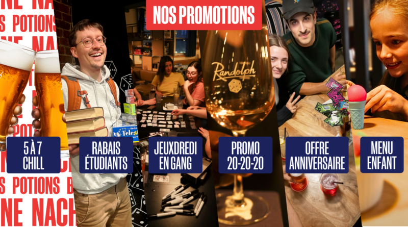 Promotions dans nos pubs!